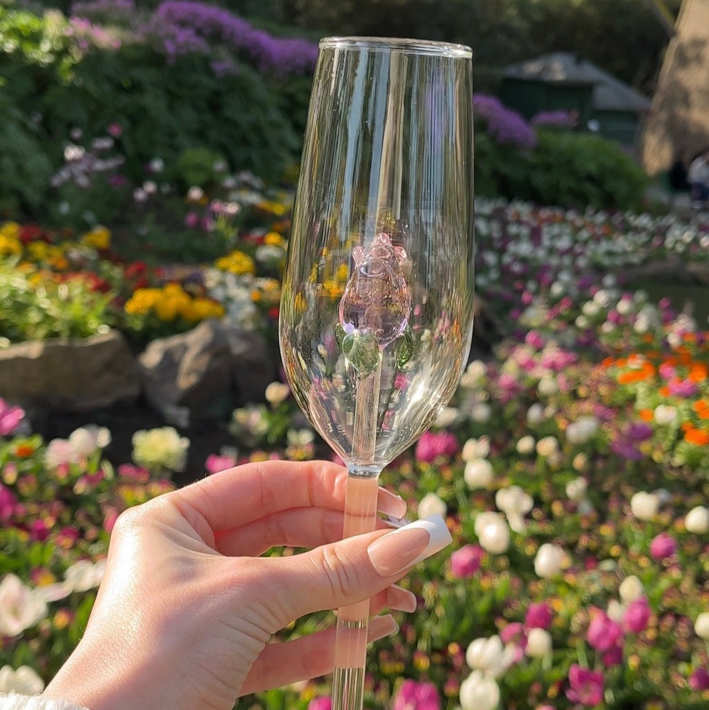 Crystal Rose Glass