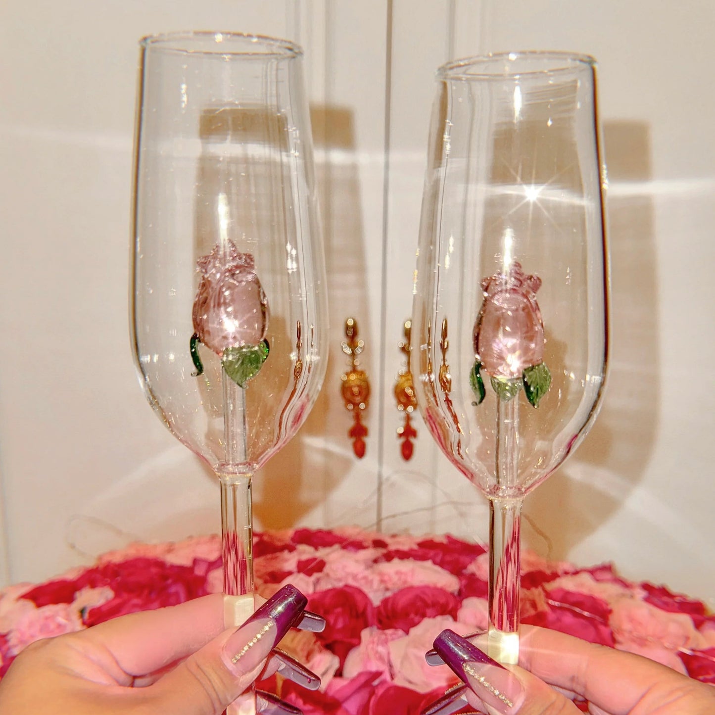 Crystal Rose Glass
