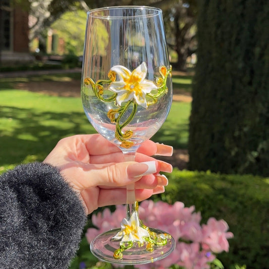 Floral Garden Glass